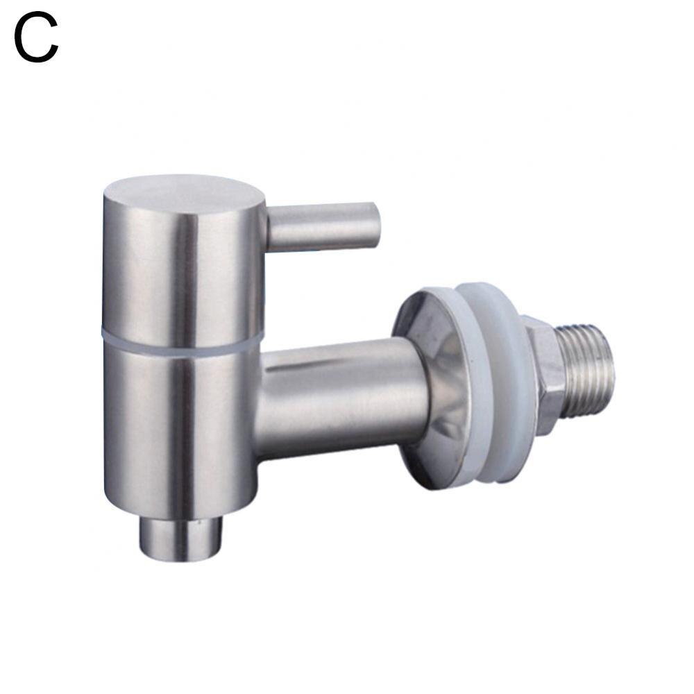 Stainless Steel Beverage Dispenser Faucet High Temperature Resistance Easy to Use Durable Water Wine Barrel Dispenser Faucet: C