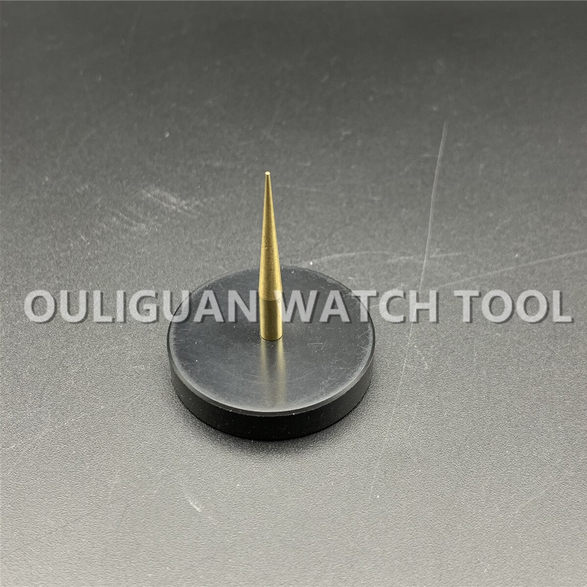 Balanceholder tack værktøj praktisk reparation til ur justere beat rund base slidstyrke metal nål tilbehør holdbart stativ