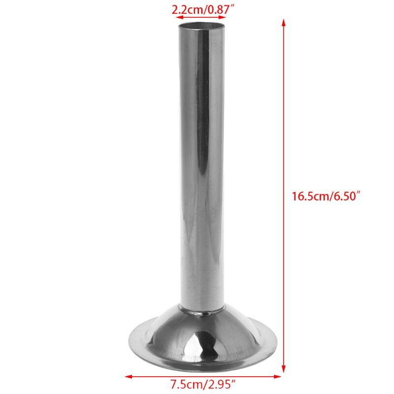 Hachoir à viande en acier inoxydable, remplisseur de saucisses, Tube en corne, #10, 2022