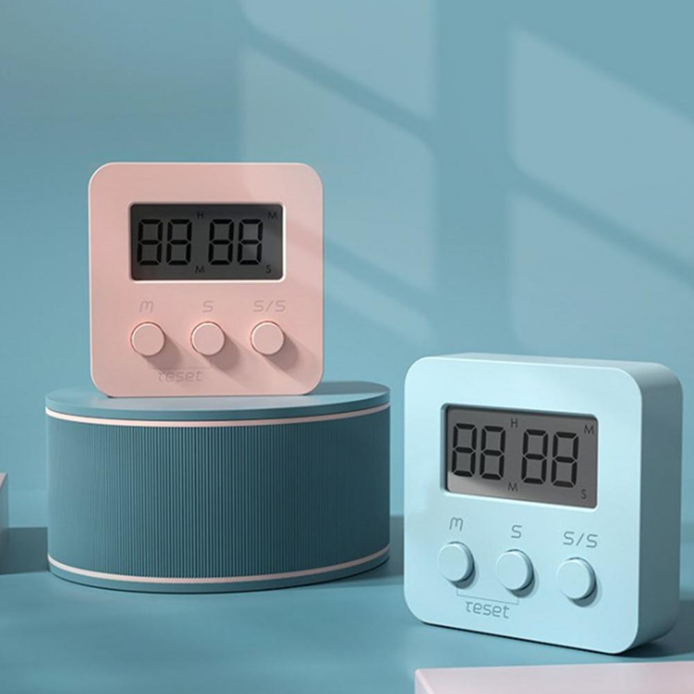 Bright Color Minimalist Style Digital Timer Countdown Digital Timer Large Screen for Household