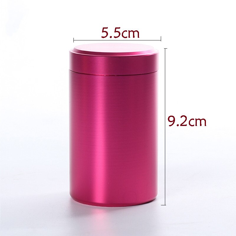 Mini Metal Tea Caddy sealed storage tank Portable travel Tea Boxes tea tin containers coffee canister Kitchen Spice Candy jar: M8