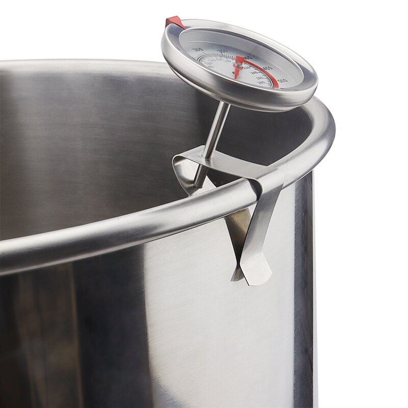 2" Stainless Steel Dial Thermometer 0-280C 0~550F Homebrewing Beer BBQ Probe Thermometer Food Meat Gauge Probe Thermometer