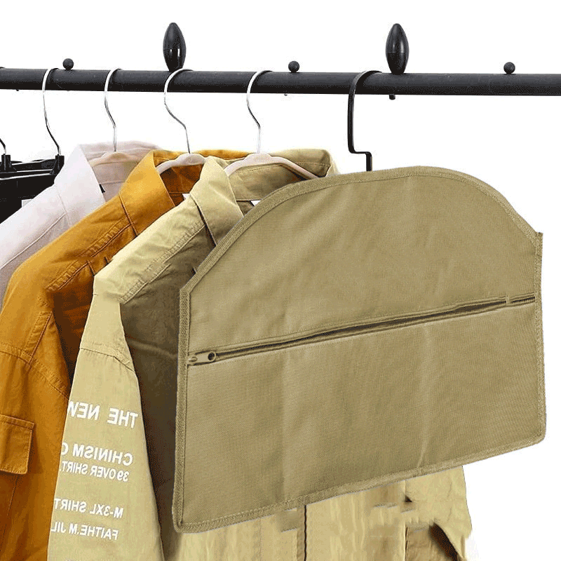 Kleiderbügel-Umleitungssafe, versteckter Taschensafe, passt unter hängender Kleidung mit Tasche zum Verstecken von Wertsachen für Zuhause oder auf Reisen: Dark Khaki
