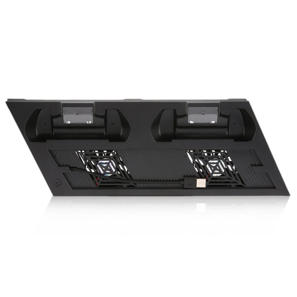 Yh10 multifuncional suporte vertical ventilador de refrigeração carregador para ps4 dupla estação carregamento suporte com três portas hub