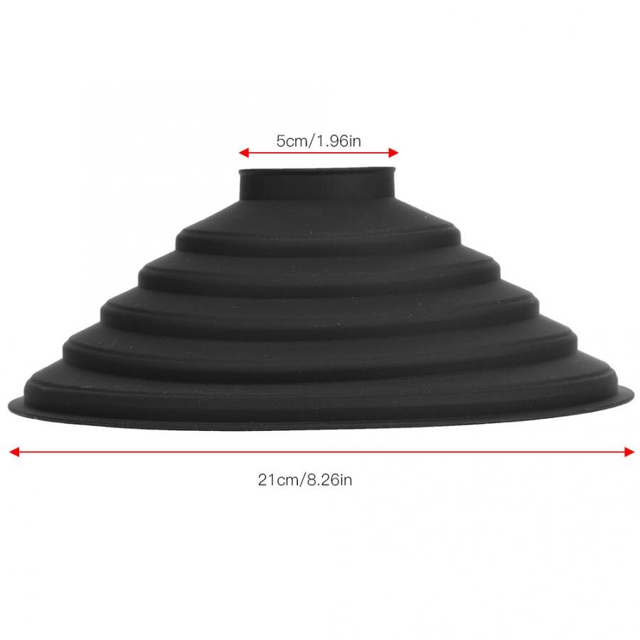 Pare-soleil pliable en silicone noir, 1 pièce, pour objectif d'appareil photo reflex, réduisant l'éblouissement lors de la photographie en extérieur