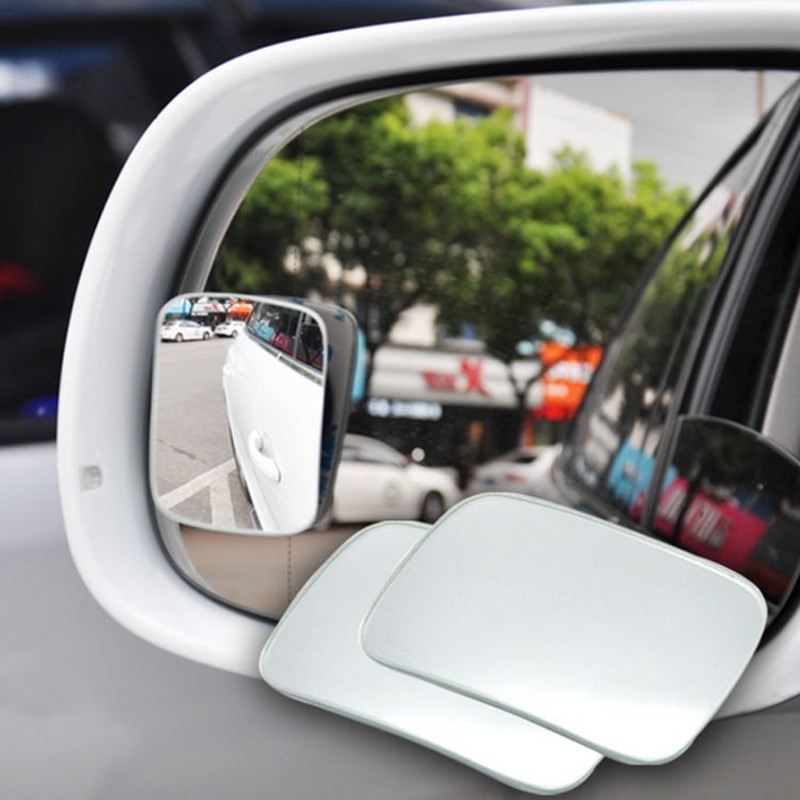 2 Stks/partij Auto Achteruitkijkspiegels Universele Blind Spot Rear View Randloze Spiegelkappen Sticker Groothoek Bolle Auto Accessoires