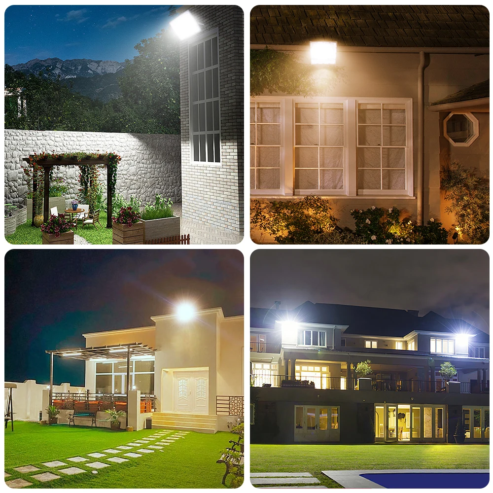 LED Flood Light AC 220V 100W 200W 300W 10W 20W 30W 50W IP66 Waterproof LED Spotlight Floodlights Garden Street Gate Wall