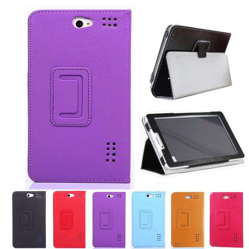 Couverture de film gratuite pour DEXP Ursus S370/S470/s570/S169 MIX/A169/A169i/A269/KX270/K370/NS470 3G 7 pouces tablette PU étui en cuir pour support