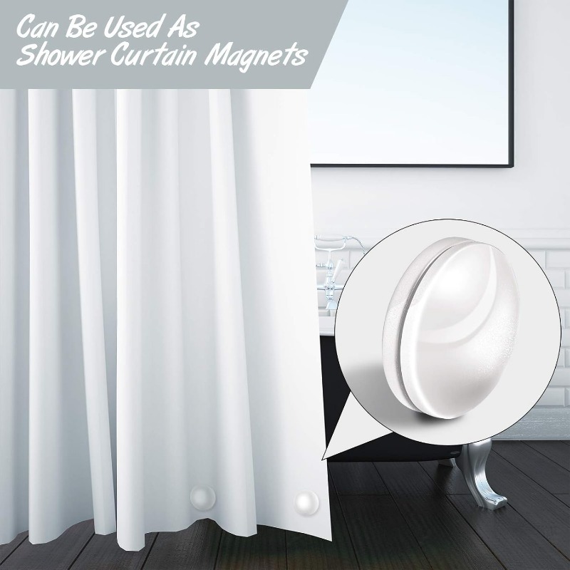Magnetic Curtain Weight Magnet Buckle Fridge Tablecloth Button Windproof Shower Curtain Magnet Buckle Strong Drapery Weight Clip