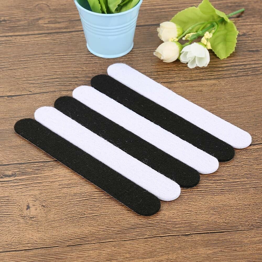 48 Pieces Hat Size Reducer EVA Foam Cap Size Reducer Tape Sweatband Hats Cap Saver hat size sticker, Black and White