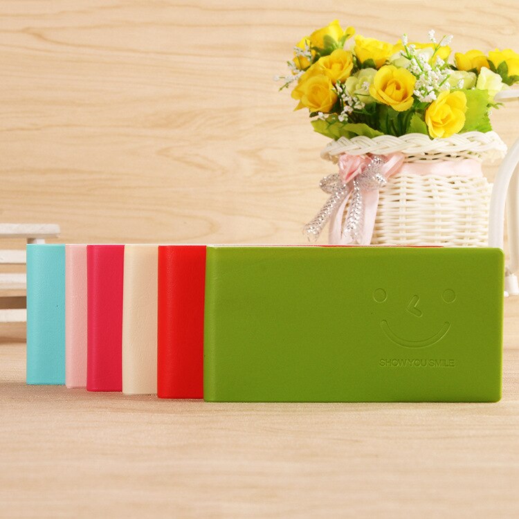 Cute Korean Smiley Notebook Kawaii Student Stationery School Supplies MINI Rectangle Notebook Color Inside Pages Small Note Book