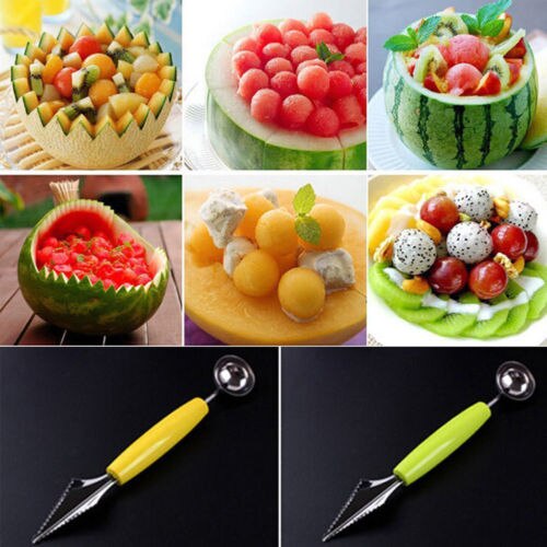 Mode Populaire Fruit Meloen Ijs Lepel Meloen Baller Vleesmes Rvs e