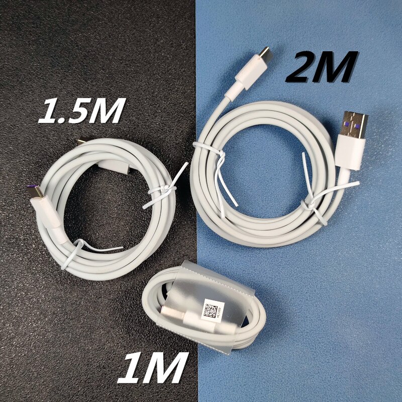 40W charger Original Huawei Super charge EU US 1M 1.5M 2M 5A Type C cable for P40 + PRO P30 P20 Mate 30 x 20 MAX Nova 4 5 5t