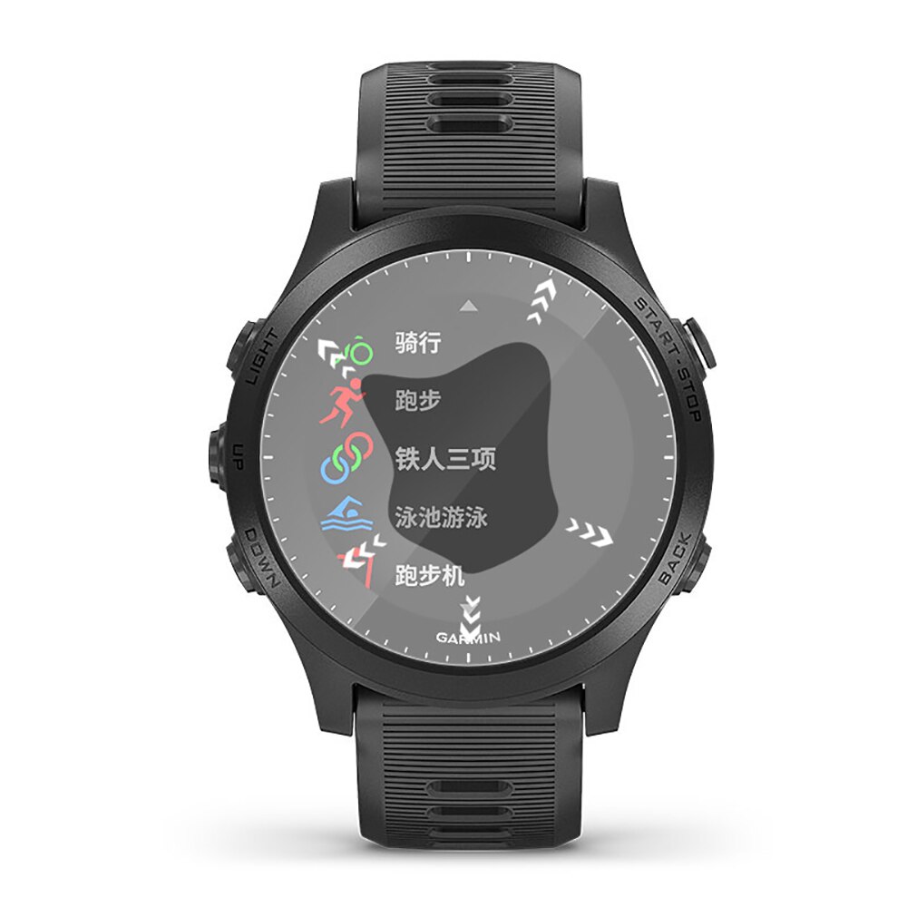 3 stk hærdet glas til garmin forerunner 945 935 635 245 235 220 35 sport smartwatch skærmbeskyttelse hd premium beskyttende film