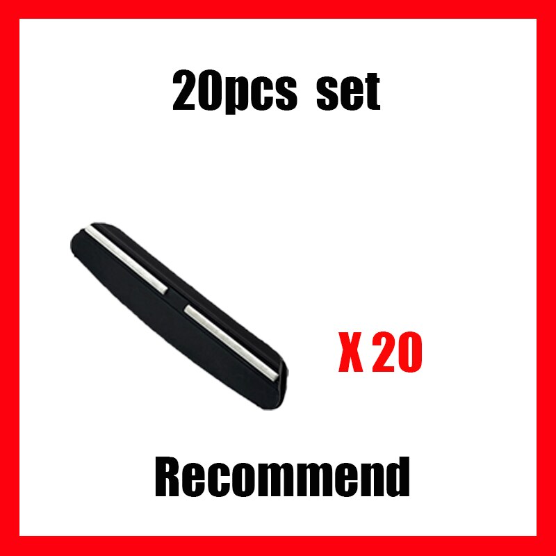 Afilador de cuchillos fijo de 3-20 piezas, guía de ángulo de 15 grados, piedra de afilar, accesorios de herramientas auxiliares de cocina: 20pcs