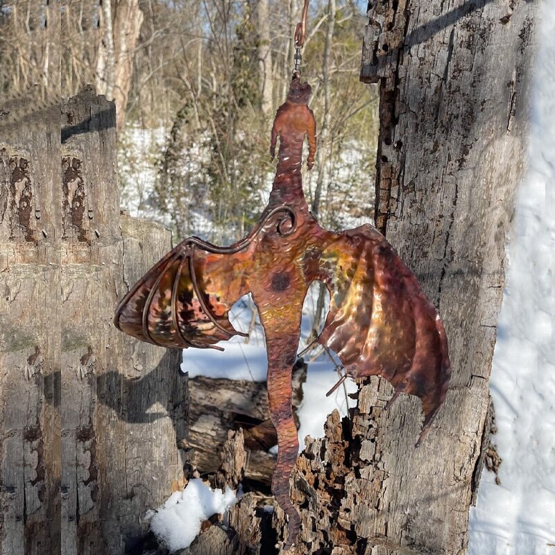 Draak Wind Catcher Draak Wind Spinner Met Opknoping Haak Tuin Yard Decoratie TRYC889