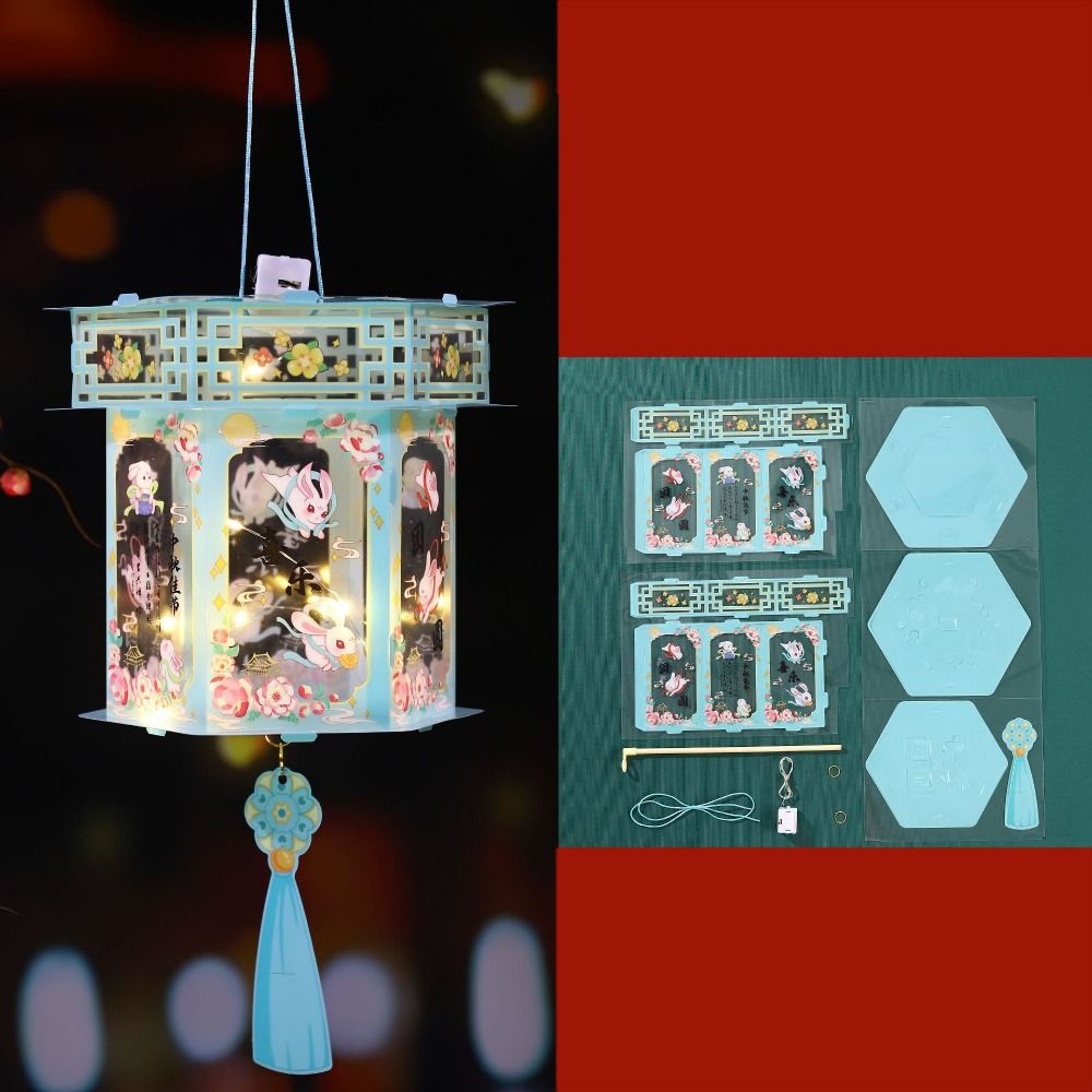 Chinese Style Mid Autumn Glowing Lanterns Cartoon ... – Grandado