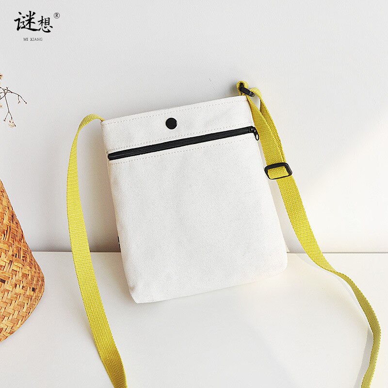 Newhotstacy Tasche 110619 reine baumwoll-Segeltuch-tasche damen-umhängetasche mit einem schultergurt, handytasche