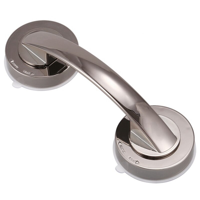 Vacuum Sucker Suction Cup Handrail Bathroom Super Grip Safety Grab Bar Handle for Glass Door Bathroom Elder: Default Title