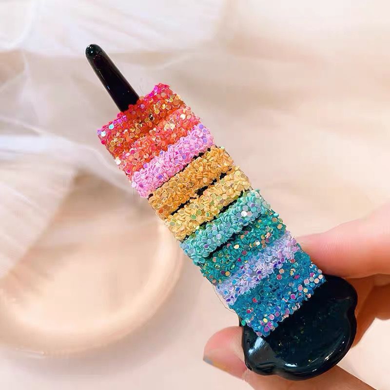 femmes filles mignon coloré strass à la main cheveux griffes doux cheveux ornement Clip épingles à cheveux bandeau cheveux accessoires: 1