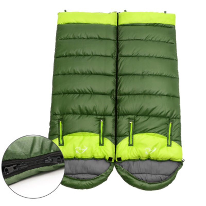 Water-resistant Travel Zipper Sleeping Bag Outdoor Windproof Couple Envelope Backpacking Camping Bag for Outdoor Traveling Hikin