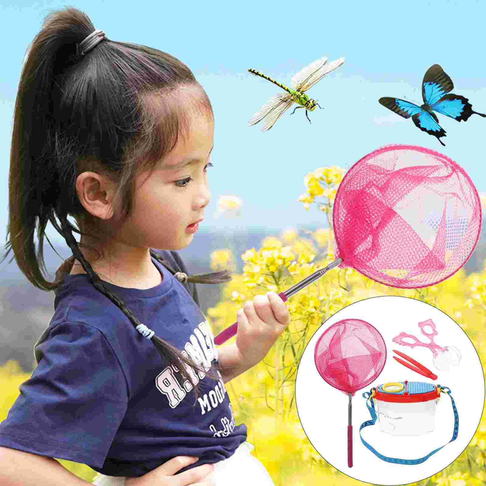 1 set of Butterflies Insect Catching Net Outdoor Insect Collecting Supplies
