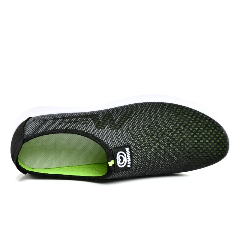 Vesonal sommer lette slip on mesh joggesko herresko pustende komfortable herresko loafers uformelt fottøy