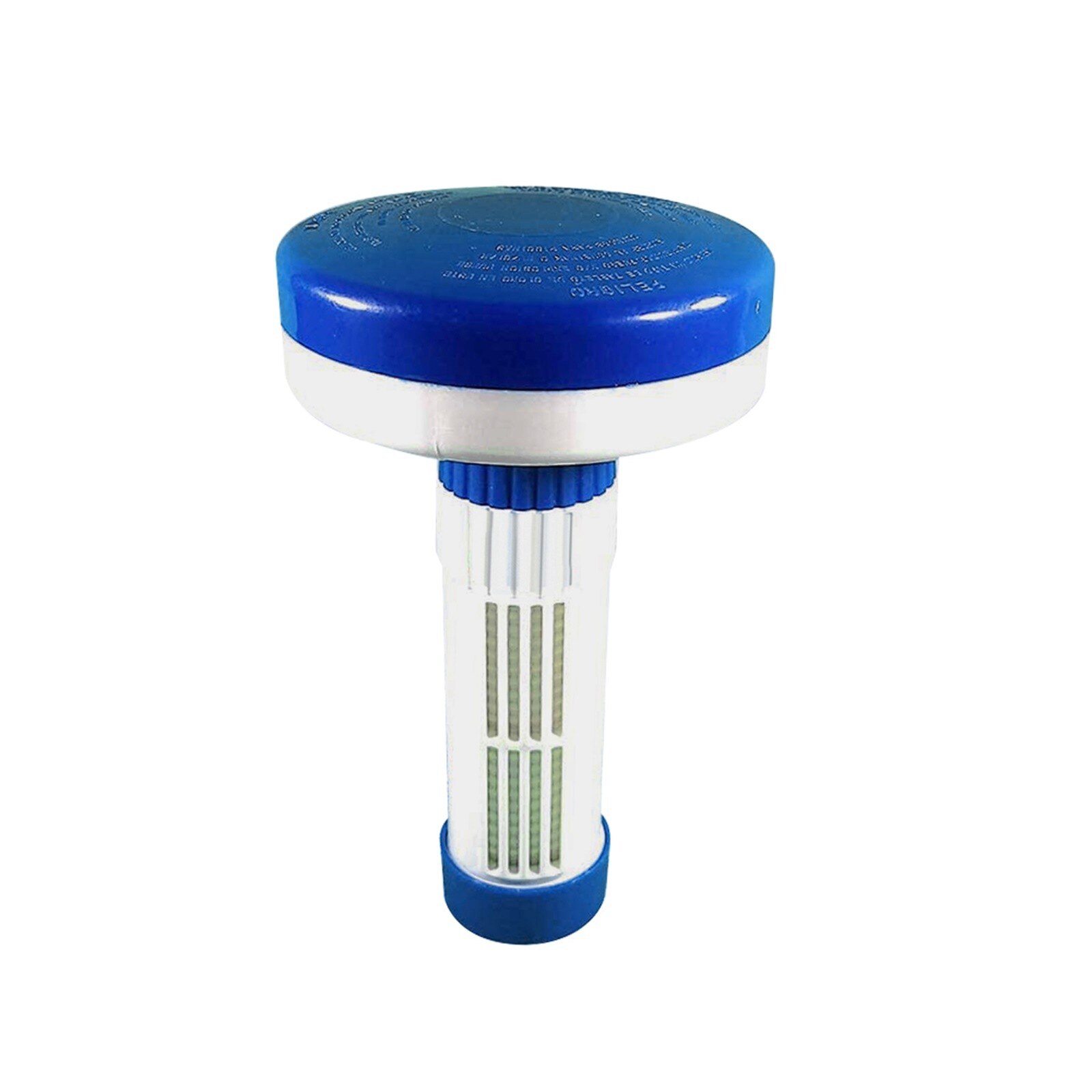 Floating Swimming Pool Blue Pool Dispenser Floater Dispenser Adjustable Rotating Pool Dispenser With Scale Plastic
