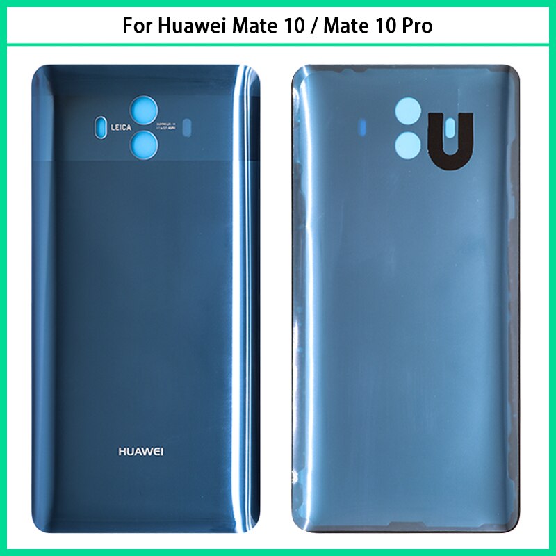 Nieuw Voor Huawei Mate 10 / Mate 10 Pro Batterij Back Cover 3D Glas Panel Mate10 Achter Deur Batterij Behuizing case Lijm Vervangen