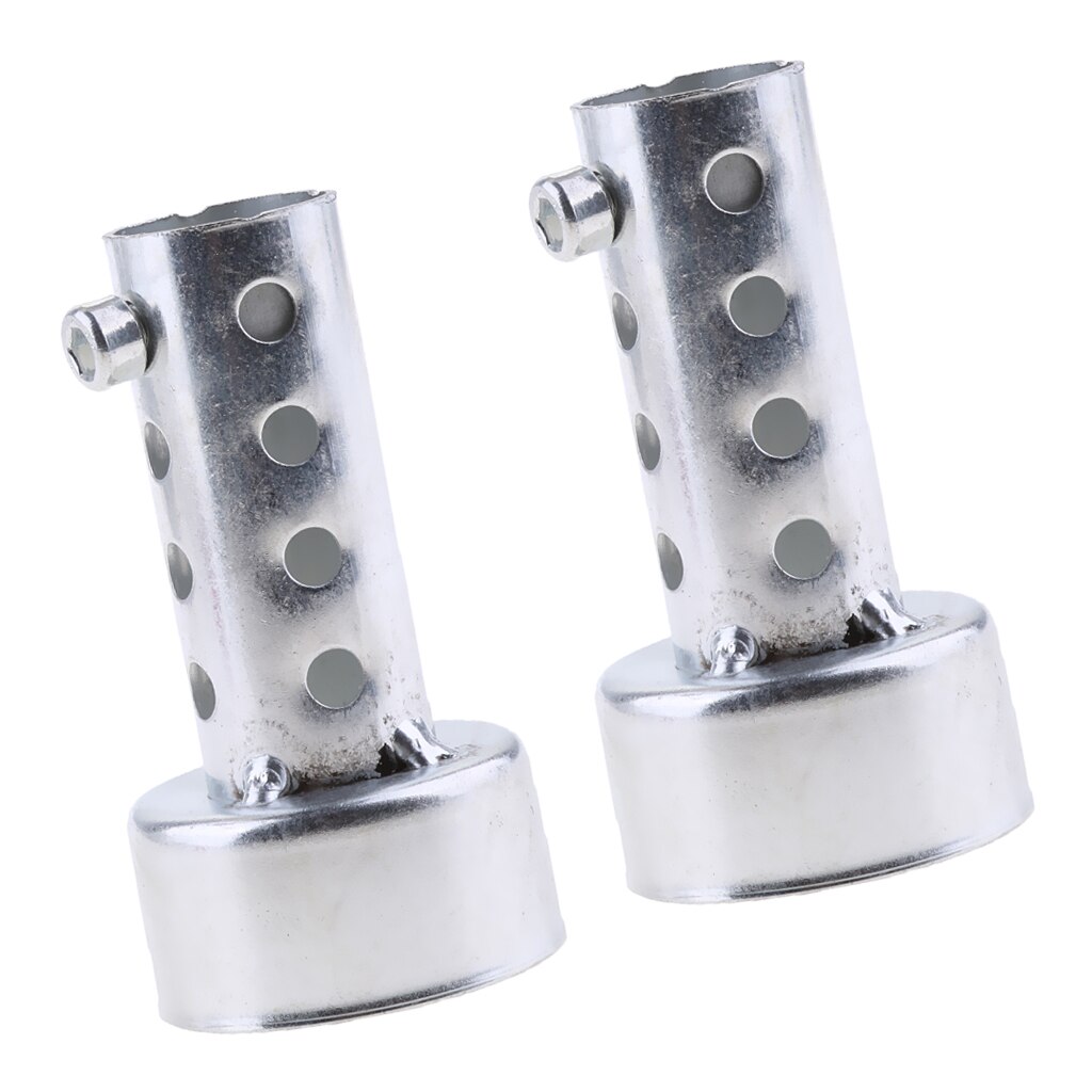 2pcs Universal Exhaust Baffle - 45mm Straight DB Killer - Noise Reducer