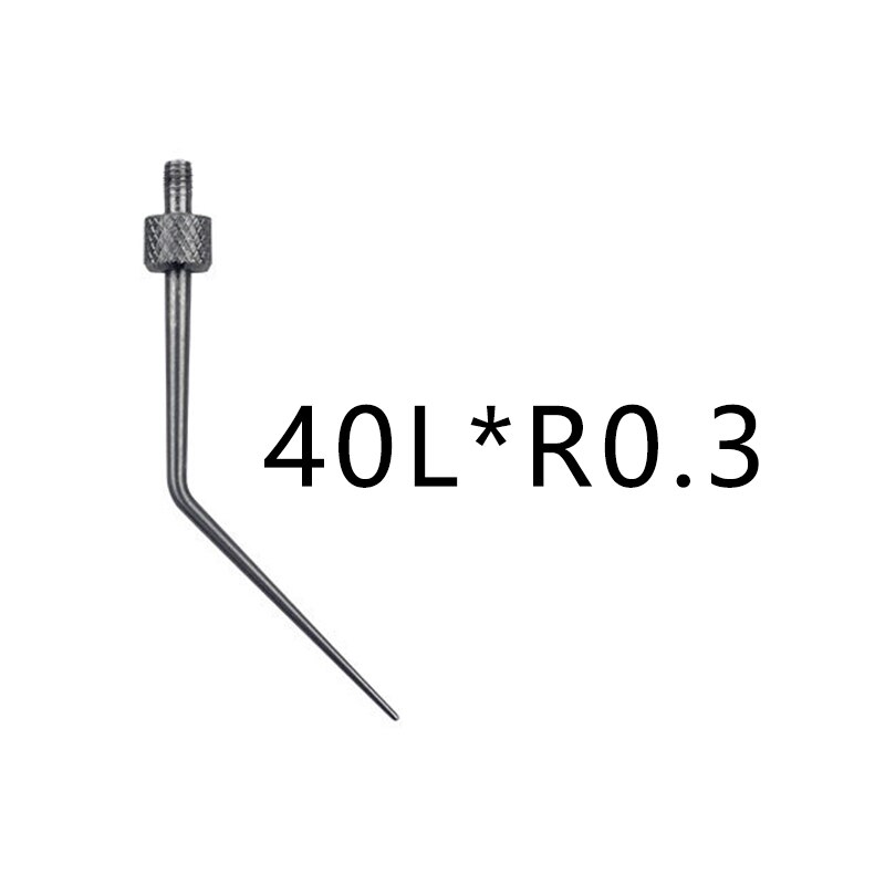 Dial Indicator Curved Tip Probe Dial Gauge Measurement Point For Thread M2.5 Indicator Measuring Tools 1PC: Red