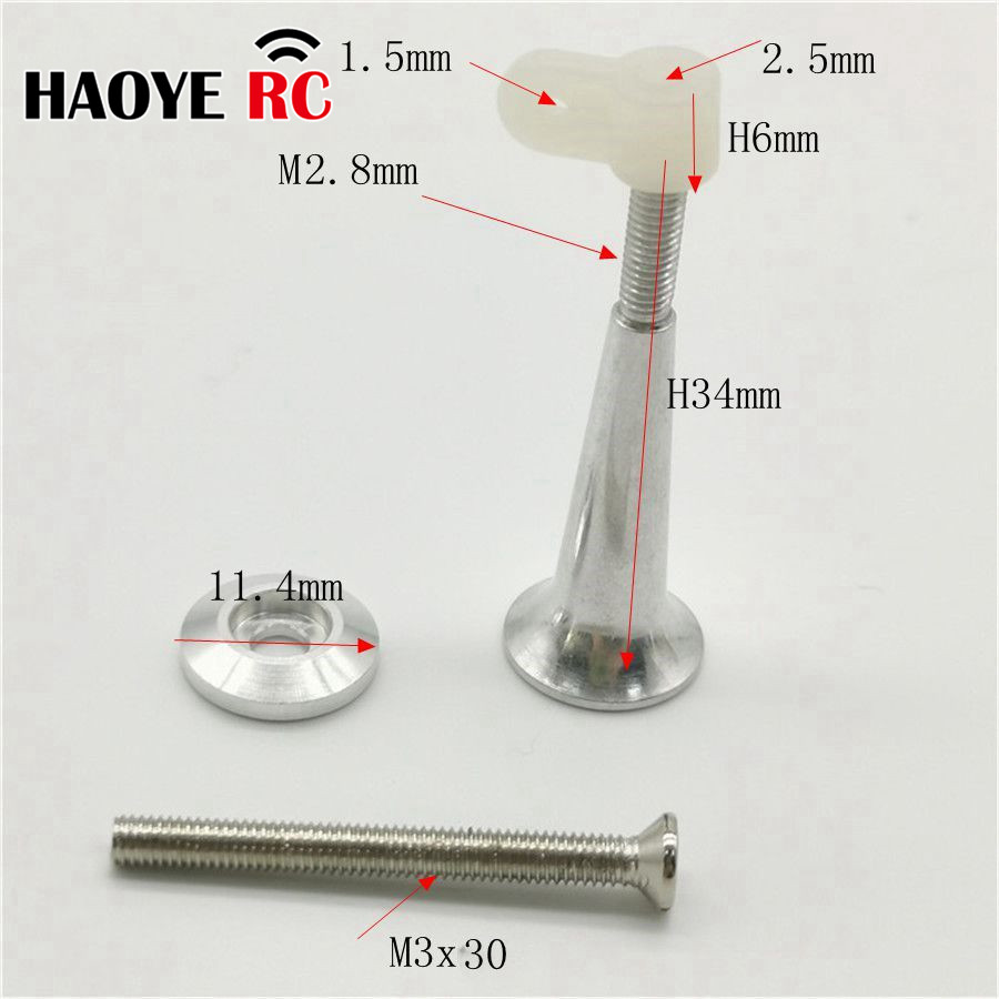 Haoye 2Sets Adjustable Rudder Control Horns Cone A... – Grandado