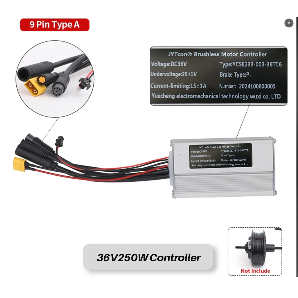Electric Bicycle BF-UART Protocol Controller For Bafang Hub Motor 36V 48V 250W 350W 500W 750W Motor Display E-bike Accessories: plum