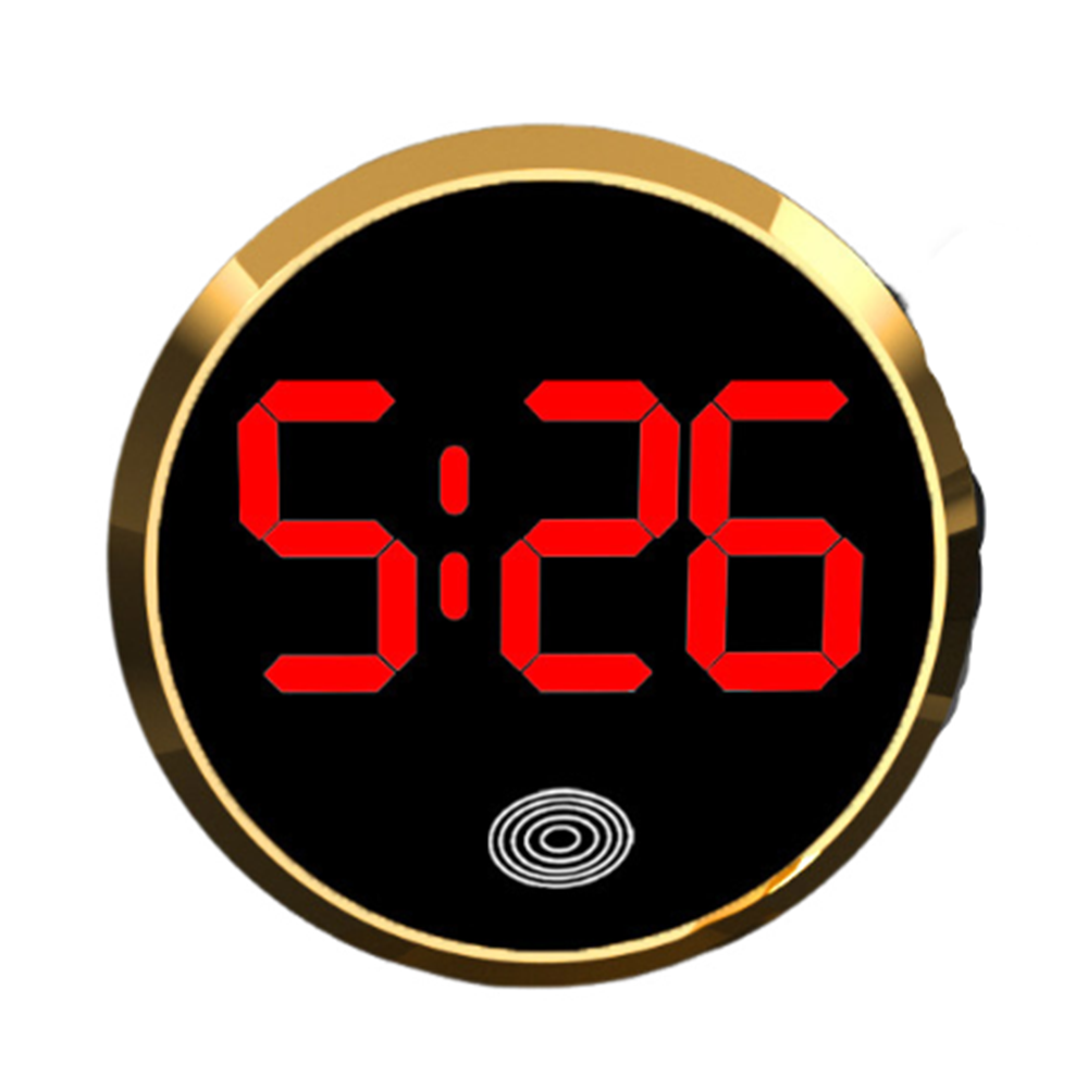 Touch-Activated Car Dashboard Clock Mini Novelty LED Electronic Watch LED Time Display Simple Luminous Car Clock Home/Office: Pink