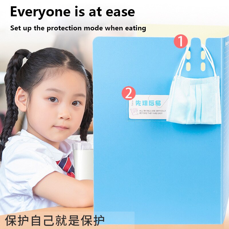 Multifunctional Student Table Divider Desk Baffle Cubicle Desk Isolation Board Privacy Protection Compartment Dining