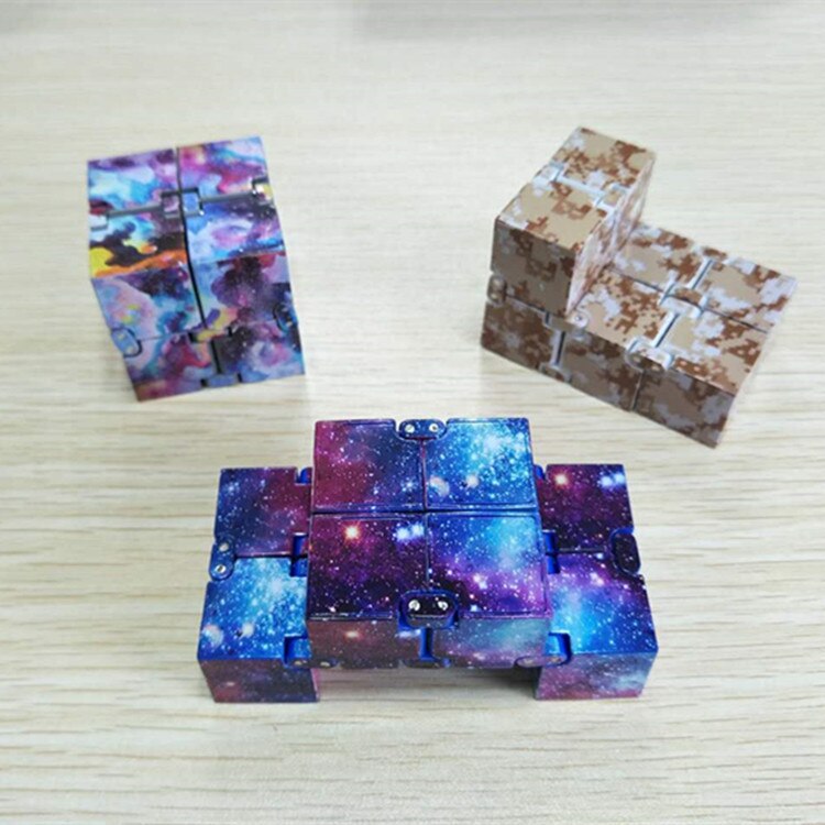 Trend Infinity Cube Magic Cube Office Flip Cubic Puzzle Stop Stress Reliever Toys Anti Depressants Autism Toys