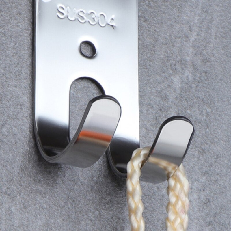 Toallero ajustable de acero inoxidable, estante de baño flexible de 3 niveles, colgador de ropa de mano montado en la pared