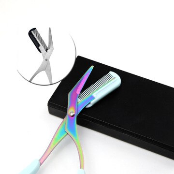 Recortador de maquillaje cosmético com Beauty Girl Lady Eyebrow Scissorb shear groom hair trim Eyelash eye brow tool