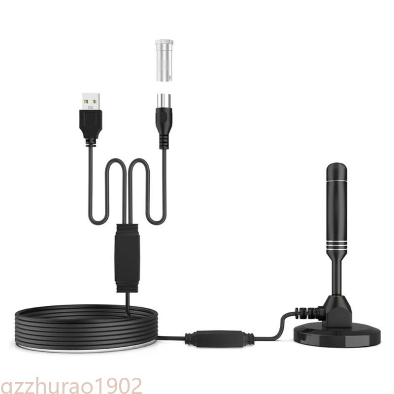 97qb antenne tv digitali dvb-t a lunga distanza con doppio boost hdtv 4k 172-240 /470-860 ricevitore antenna interna