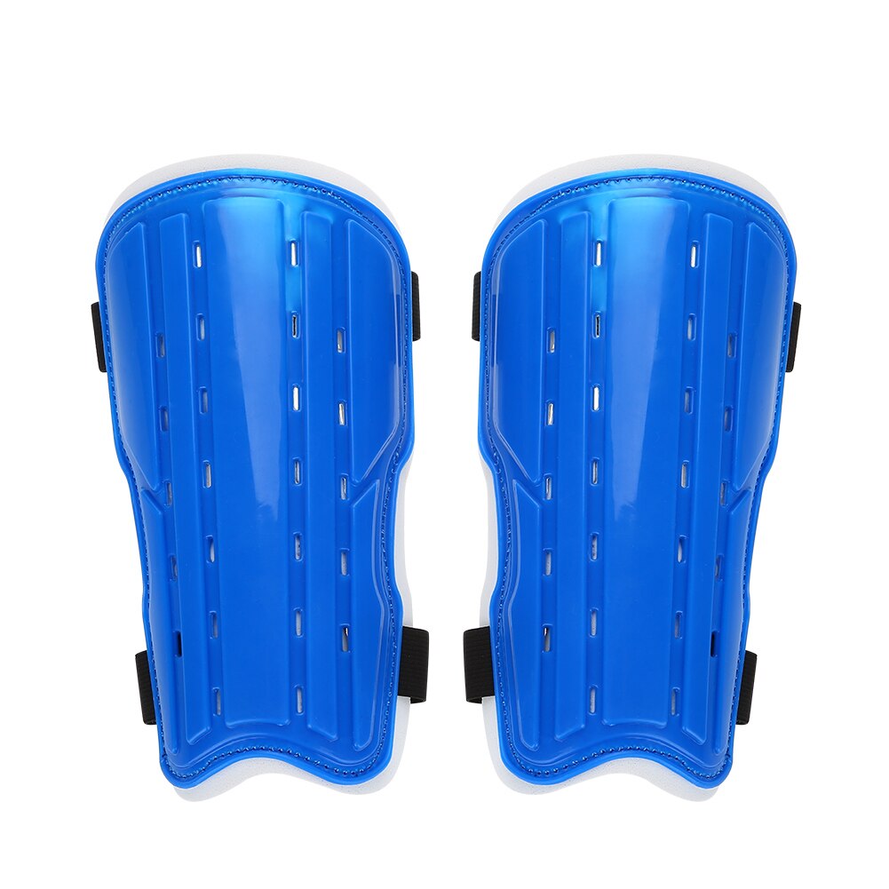 1 Pair Calcio Guardie Protettore Gamba Calcio Shin Pads Sport Esterno Gamba Equipaggiamento Protettivo Traspirante Shin Guard per adolescenti: Blue