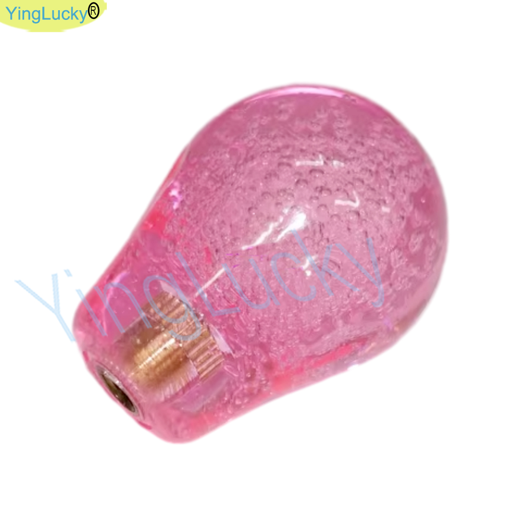 1 stk. krystal oval kuglehoved arkade joystick 35mm kuglehoveder kan erstatte det farverige joystick kuglehoved: Lyserød