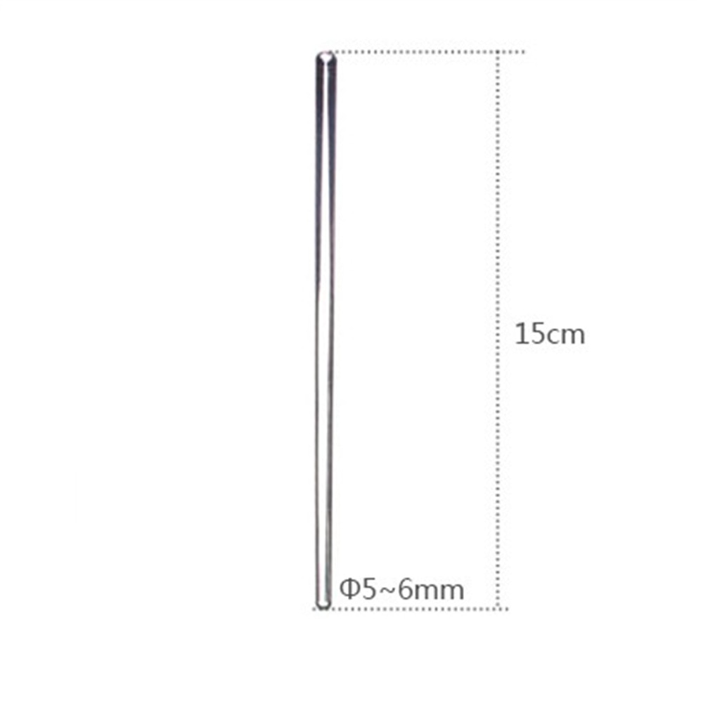 LOT10 6x150mm Lab Glass Stirring Rods Borosilicate High Resistant Stirrer