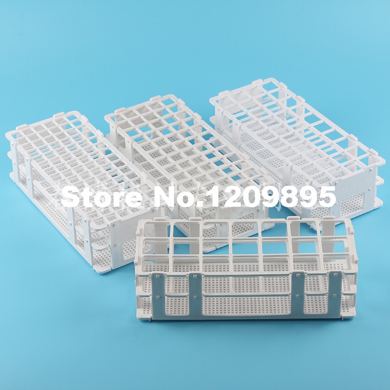 4cps/lot plastic test tube shelf Assemble Centrifuge tube frame Sample rack free All sizes