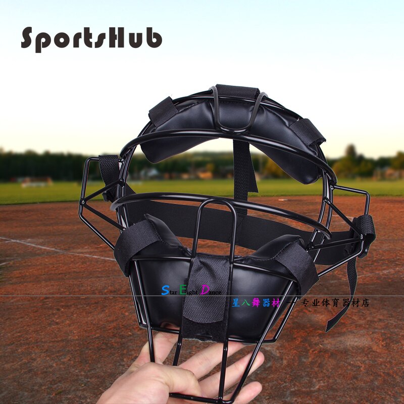 Sportshub catcher softball/baseball ansigtsmaske beskyttelse baseball hjelm voksen baseball catcher hjelm hovedbeskytter