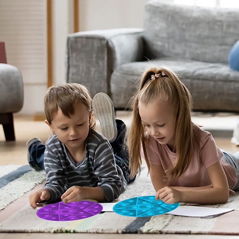 neue Star Shaped Push Blase Spielzeug Squeeze Spielzeug Kinder Erwachsene Stress Relief Silikon Zappeln Sensorischen Spielzeug für Kinder