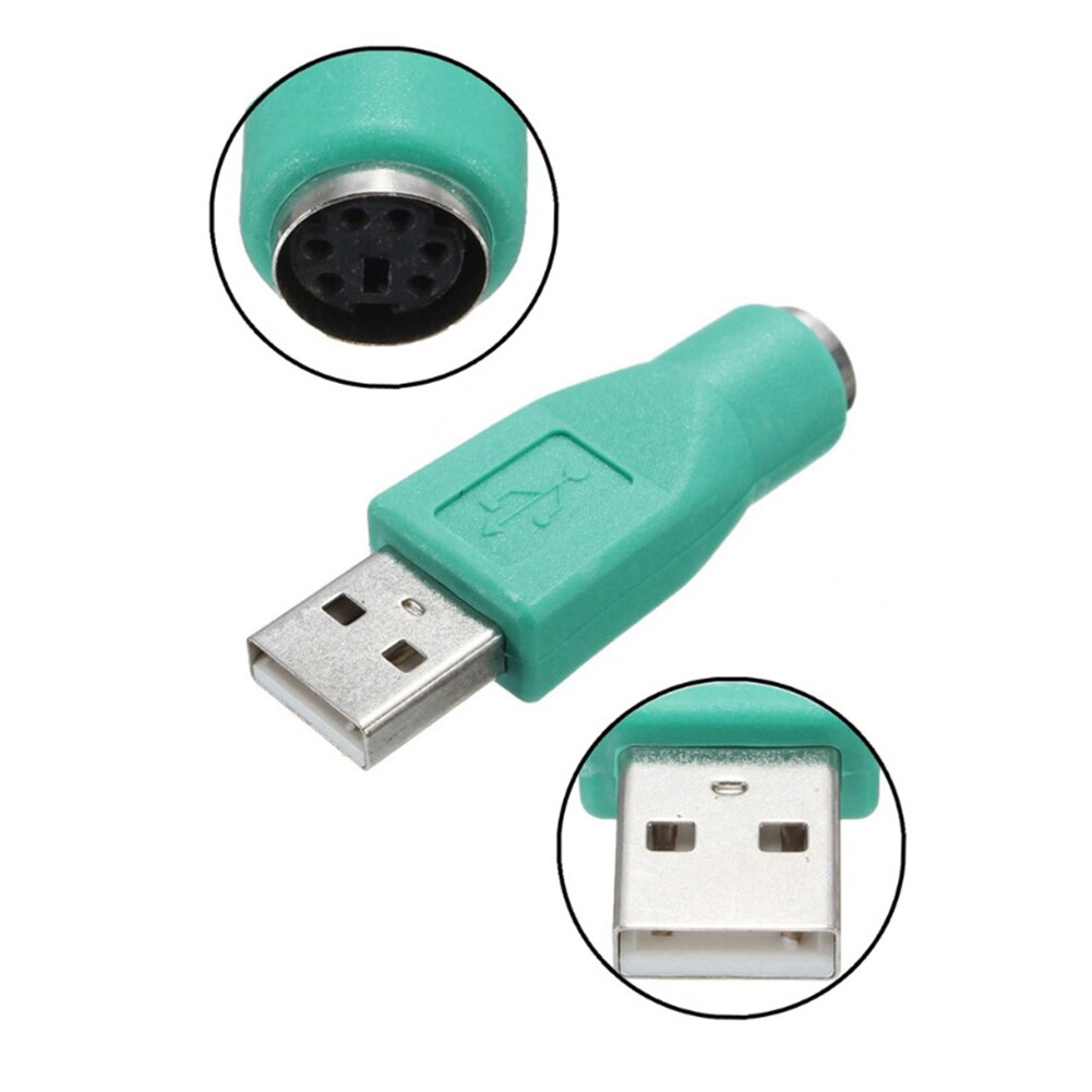 Factory Price Computer Mouse Keyboard Female to USB Male Adapter Converter Connector for PS2 Keyboard Mouse Mouse