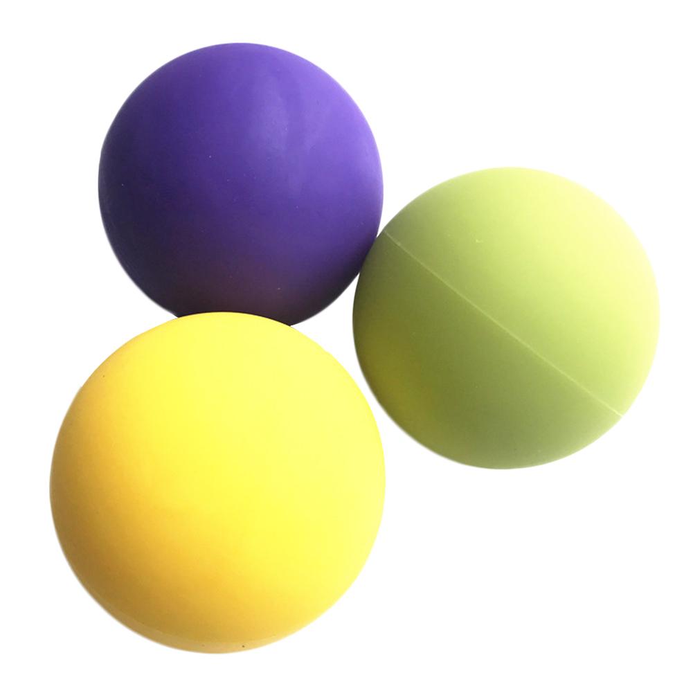 Bola de massagem conjunto bolas firmes auto terapia alvo trabalho miofascial gatilho ponto liberação músculo nós silicone yoga massagem bola