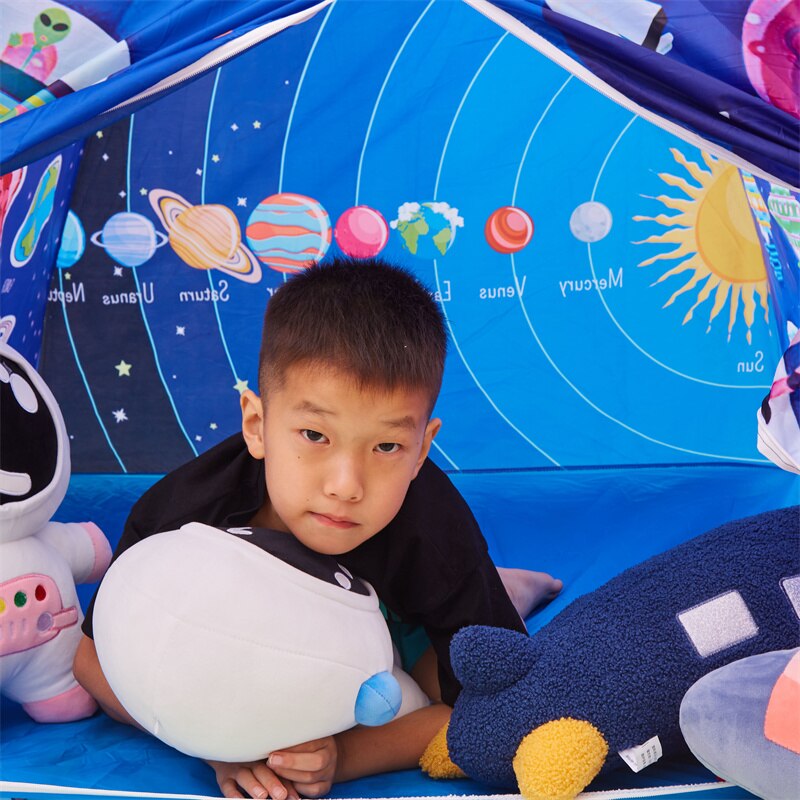 Acht Planeten Kinderen Spelen Tent Alien Ufo Speelhuis Kasteel Portable Opvouwbaar Opvouwbare Tent Meisjes Jongen Kamer Decoratie