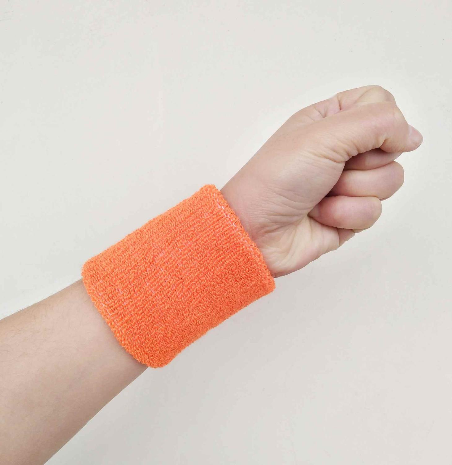 1pc Wristbands Sport Sweatband Hand Band Sweat Wrist Support Brace Wraps Guards For Gym Volleyball Basketball Teennis