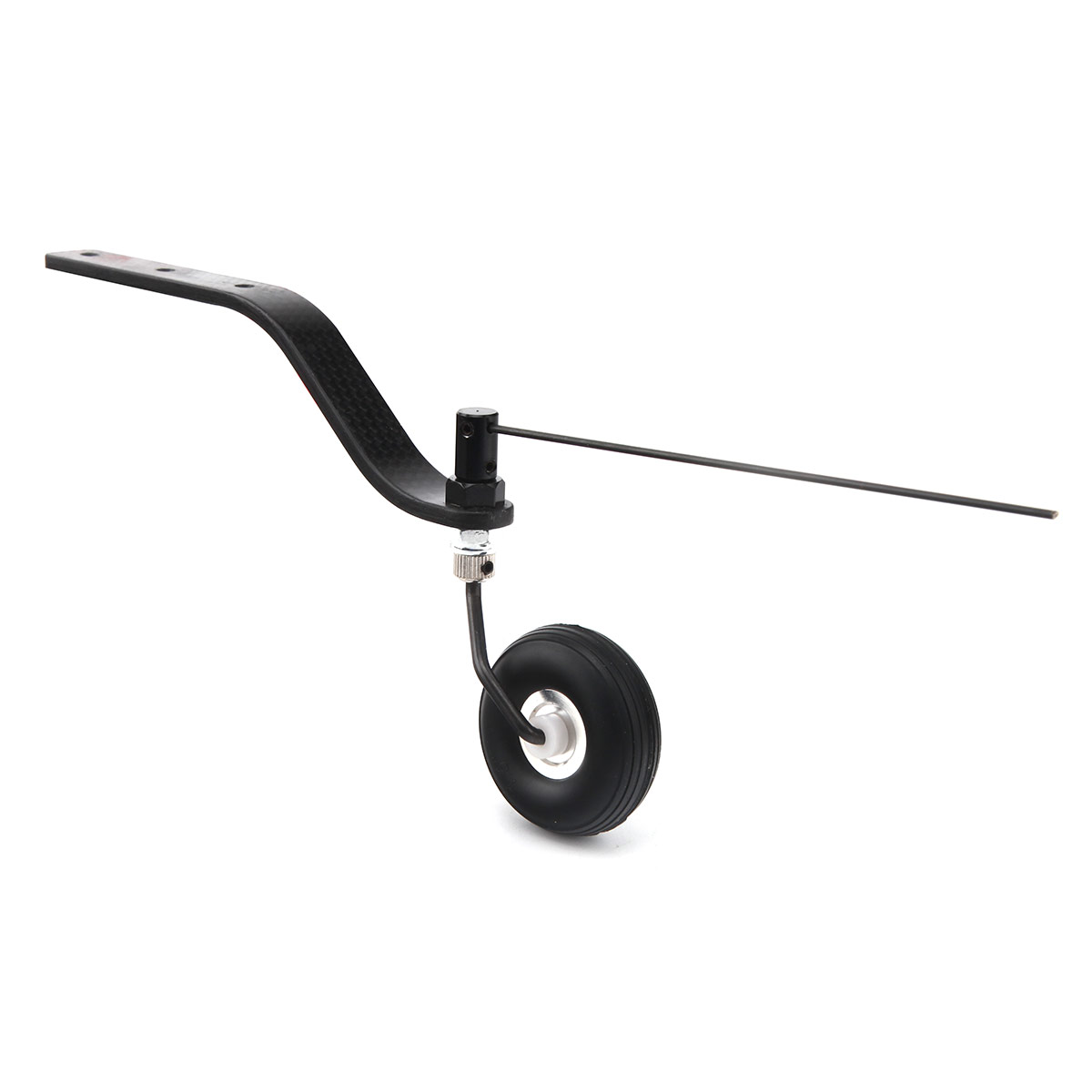 Juego de ruedas de tren de aterrizaje trasero de fibra de carbono, modelo de motor de gasolina, avión RC, 30E/50E/20CC/30CC/50CC/100CC, 1 ud.